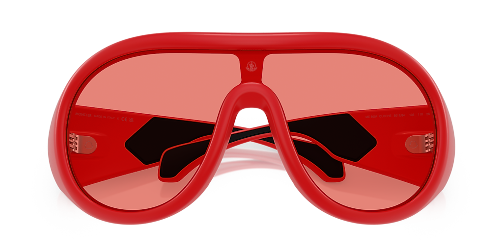 Moncler ME8004 Cloche L (0 - 135) with Red lenses and Red frame