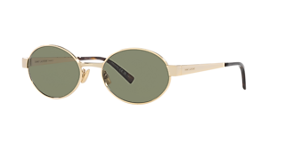 Saint Laurent SL 497-002 M (51 - 25) with Green lenses and