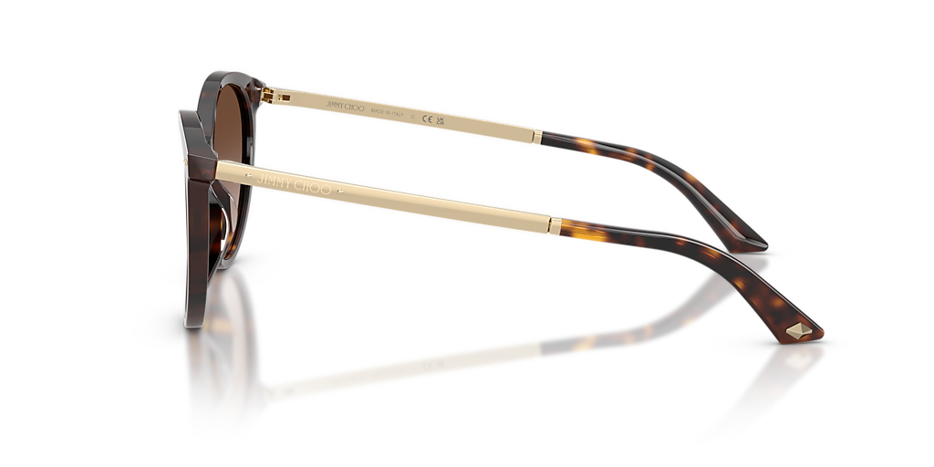 Jimmy Choo JC5060F L (53 - 18) with Brown lenses and Tortoise