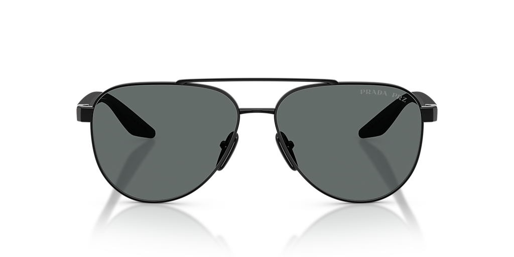Prada Linea Rossa PS A52S XL (58 - 14) with Grey lenses and Black