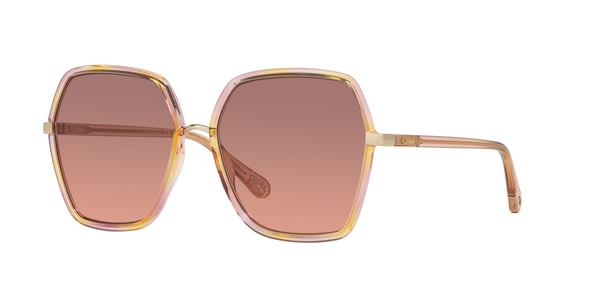 Chloé CH0262S L (58 - 16) with Red lenses and Tortoise frame