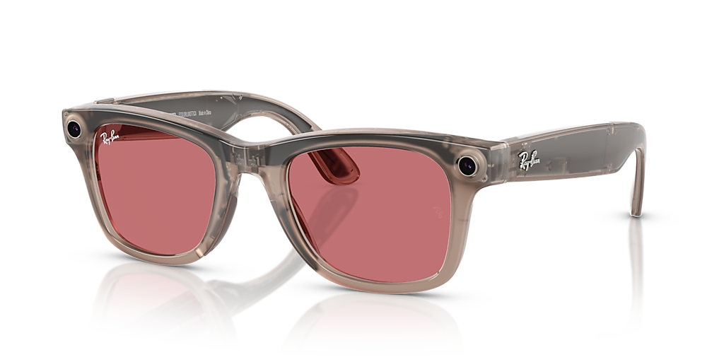 Ray-Ban | Meta Ray-Ban Meta (Gen 1) Wayfarer M (50 - 22) with Red