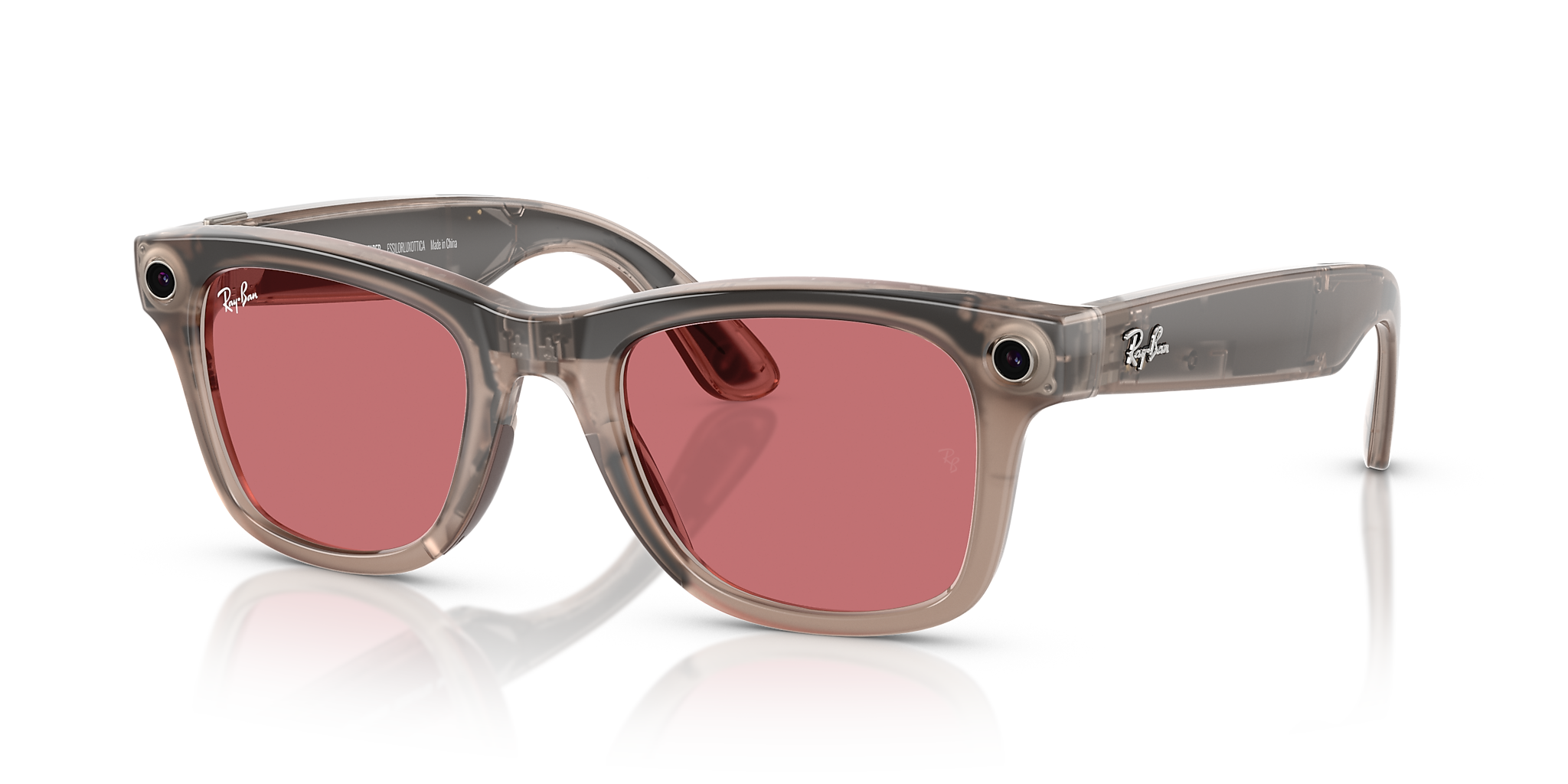 Ray-Ban | Meta Ray-Ban Meta (Gen 1) Wayfarer M (50 - 22) with Red