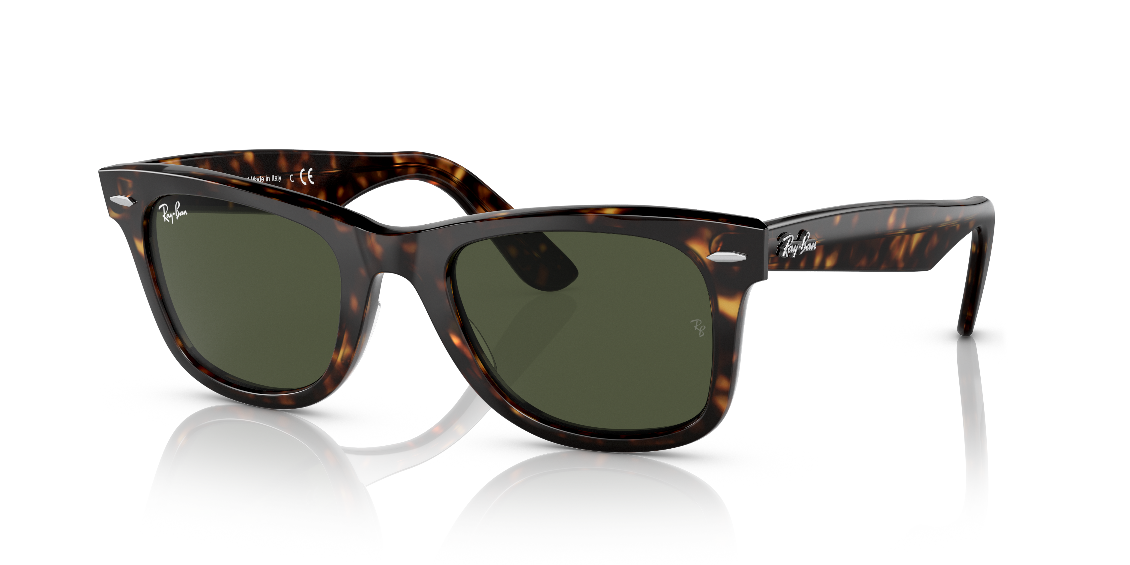 Ray-Ban Original Wayfarer Bio-Based L (50 - 22) with Green lenses