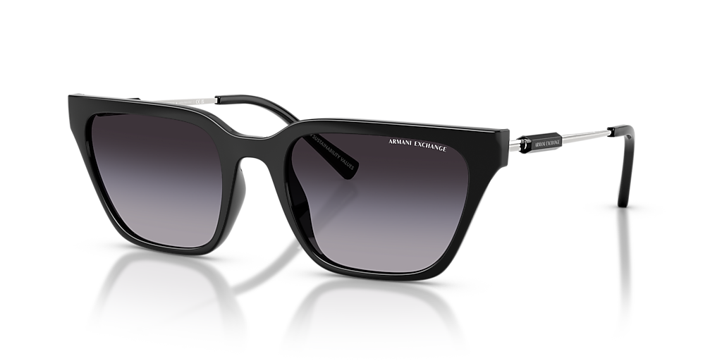 Armani Exchange AX4158S M (55 - 20) with Grey lenses and Black
