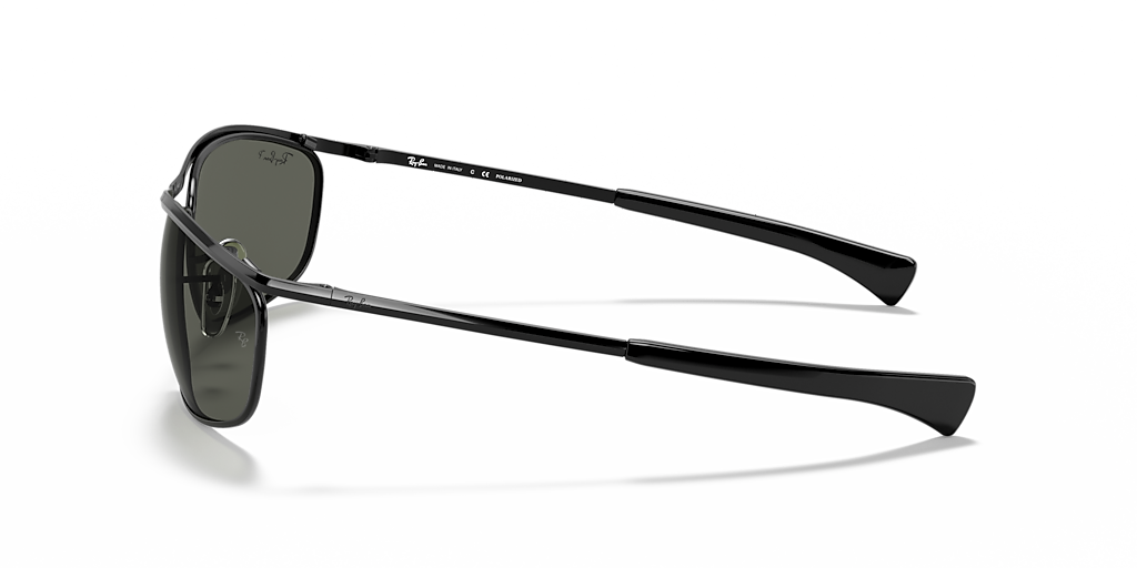 Ray-Ban Olympian I Deluxe L (62 - 18) with Green lenses and Black