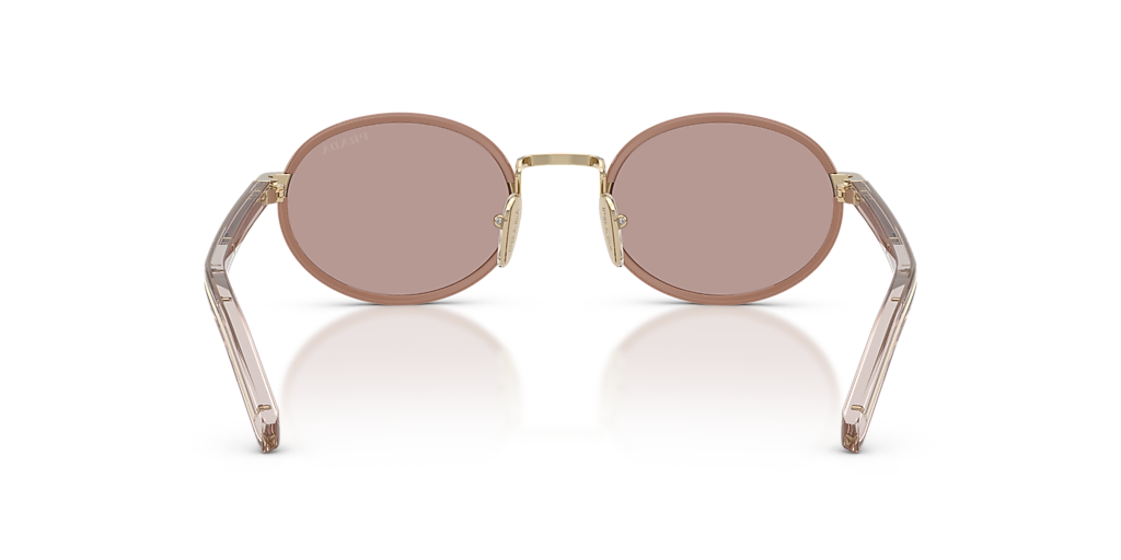 Prada PR B56S XS (52 - 20) with Violet lenses and Brown frame