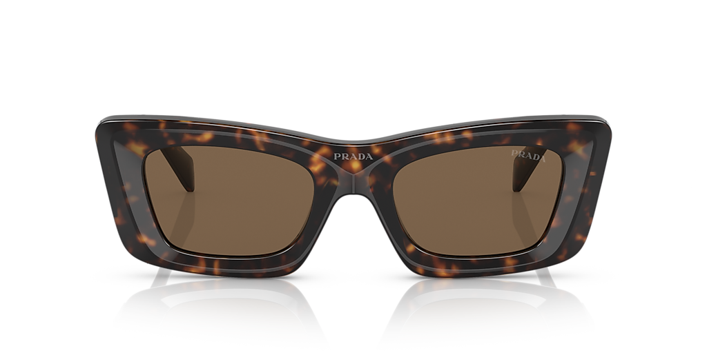 Prada PR 13ZS M (50 - 21) with Brown lenses and Tortoise frame