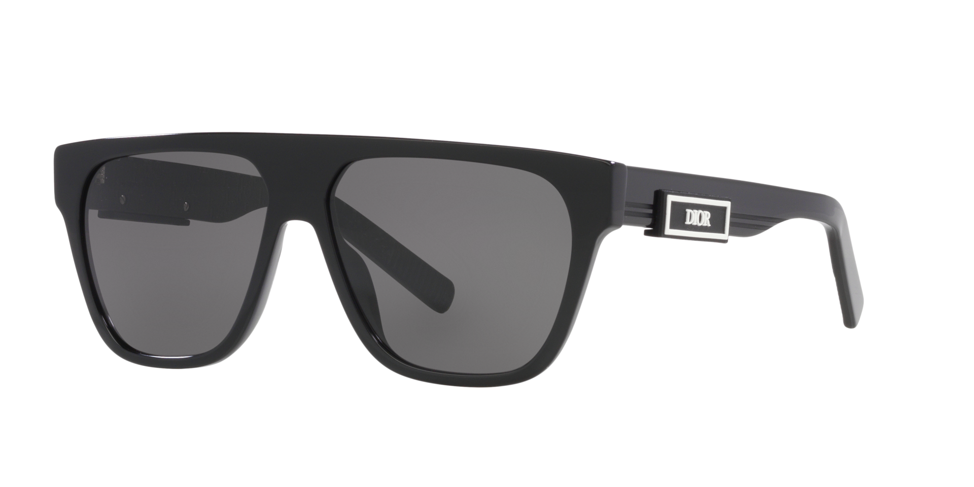 DIOR Man Sunglass Dior B23 S3   Frame color Black Shiny Lens color Smoke
