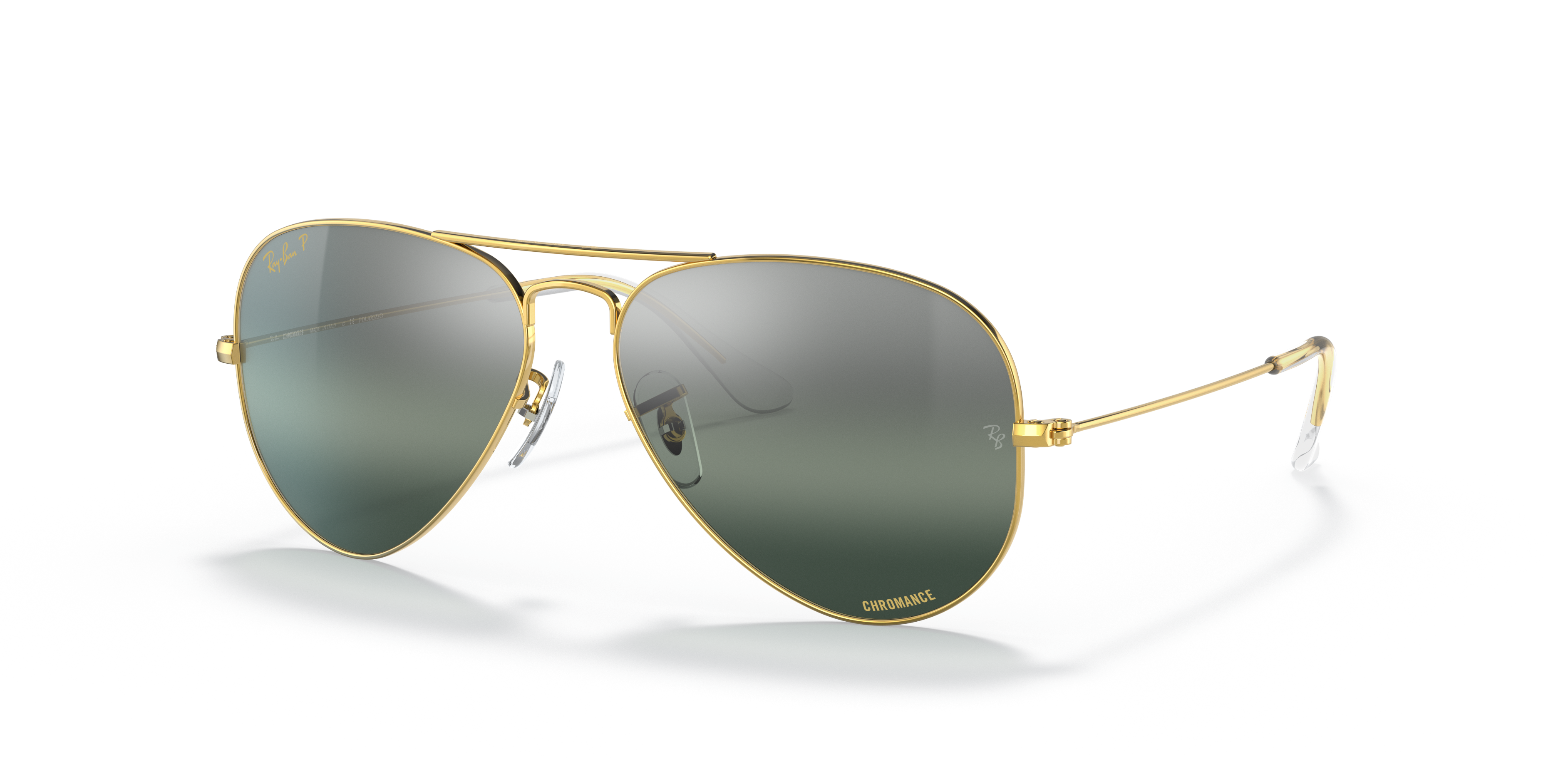 Ray-Ban Aviator サングラス Ray-Ban Aviator Polarized+ Lenses XXL (62 - 14) with Blue lenses