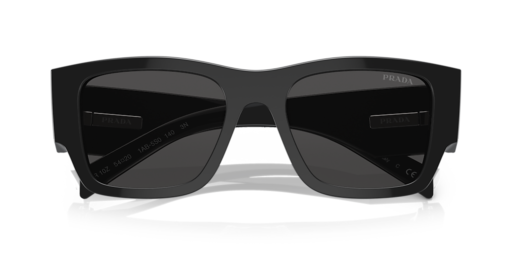 Prada PR 10ZS L (54 - 20) with Grey lenses and Black frame
