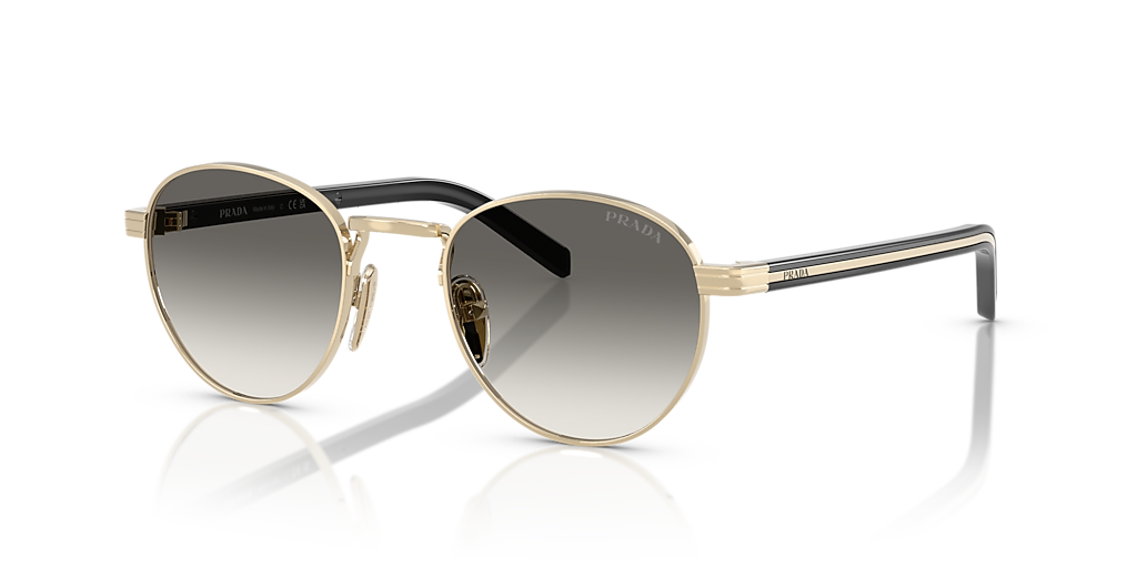 Prada PR B52S XS (49 - 21) with Grey lenses and Gold frame  display picture 2