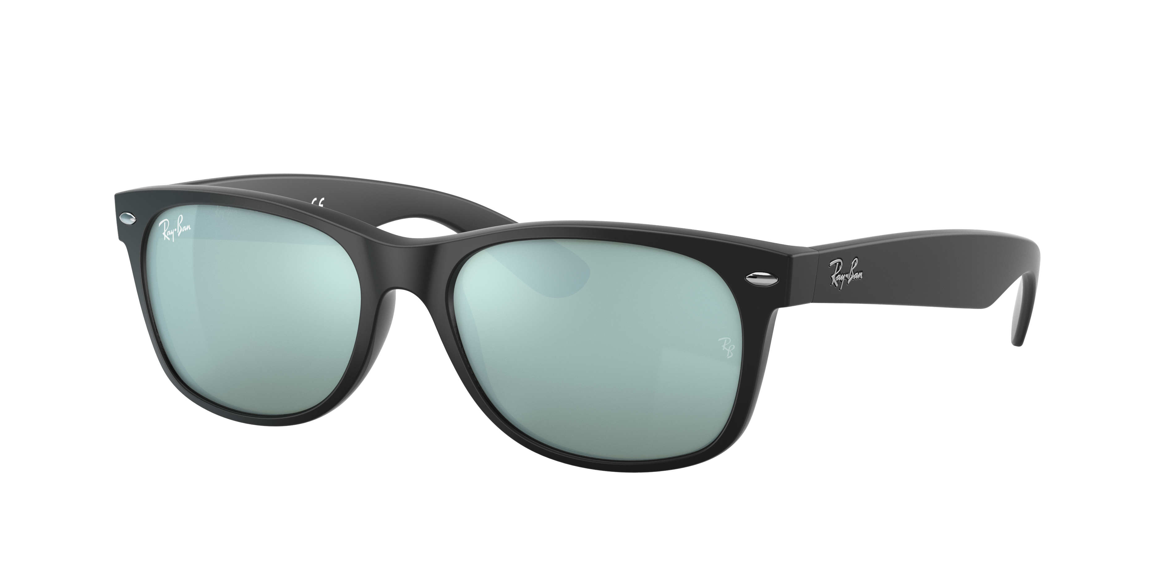 Ray-Ban New Wayfarer Flash M (55 - 18) with Silver lenses and