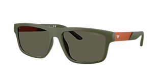 Emporio Armani EA4243 XL (56 - 18) with Blue lenses and Blue frame