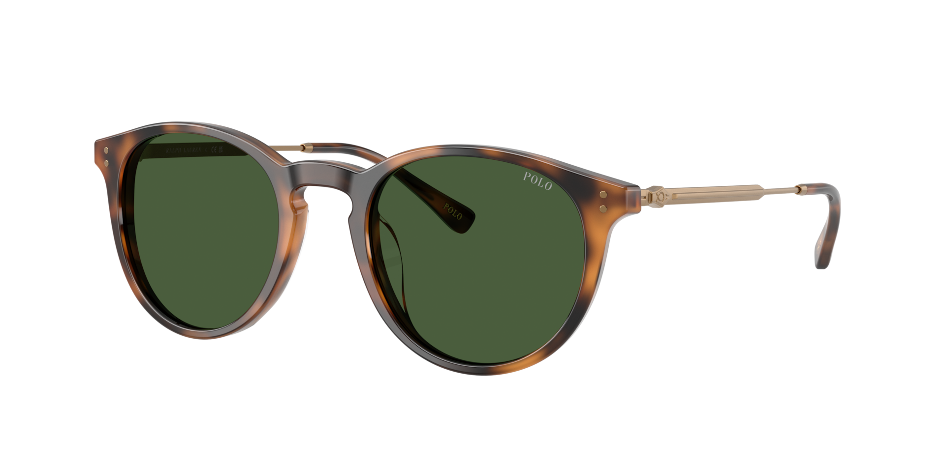 Polo Ralph Lauren Homme Sunglass PH4239U - Couleur du Monture: Havana Rouge brillant, Couleur de Lentille: Vert foncé