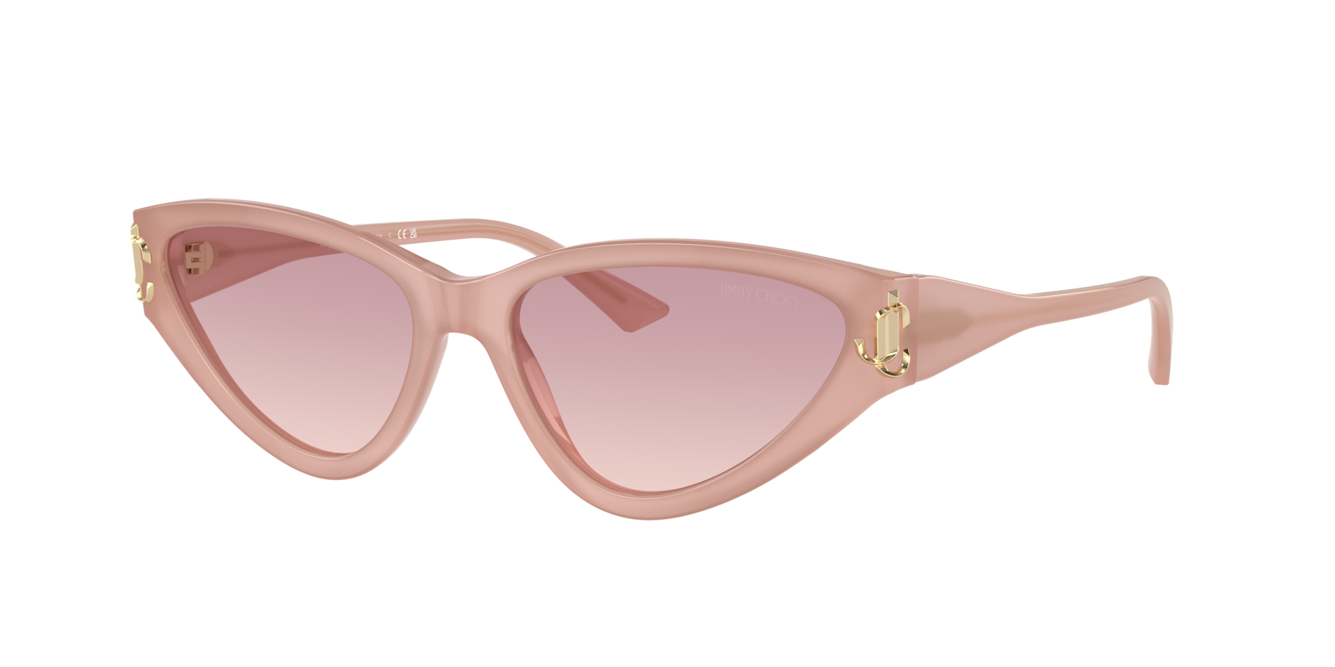 Jimmy Choo JC5019 S (55 - 16) with Brown lenses and Pink frame