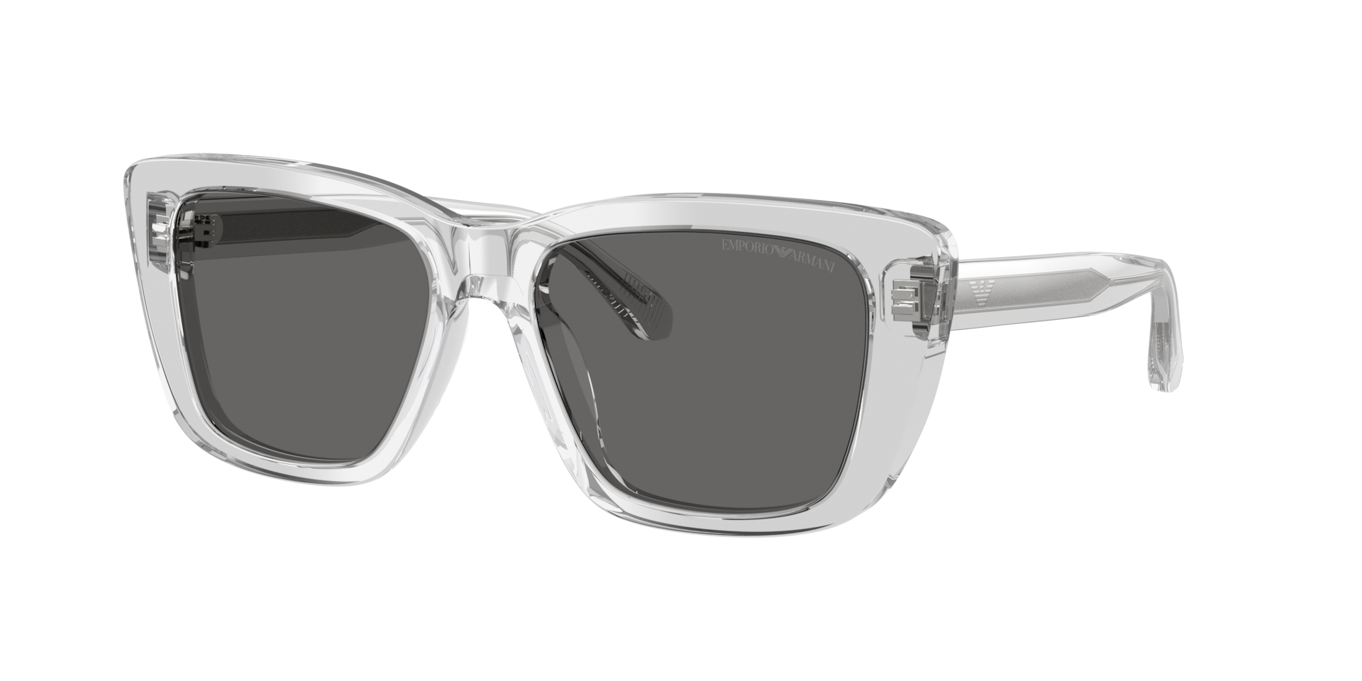 Emporio Armani Woman Sunglass EA4246U -  Frame color: Shiny Crystal, Lens color: Grey