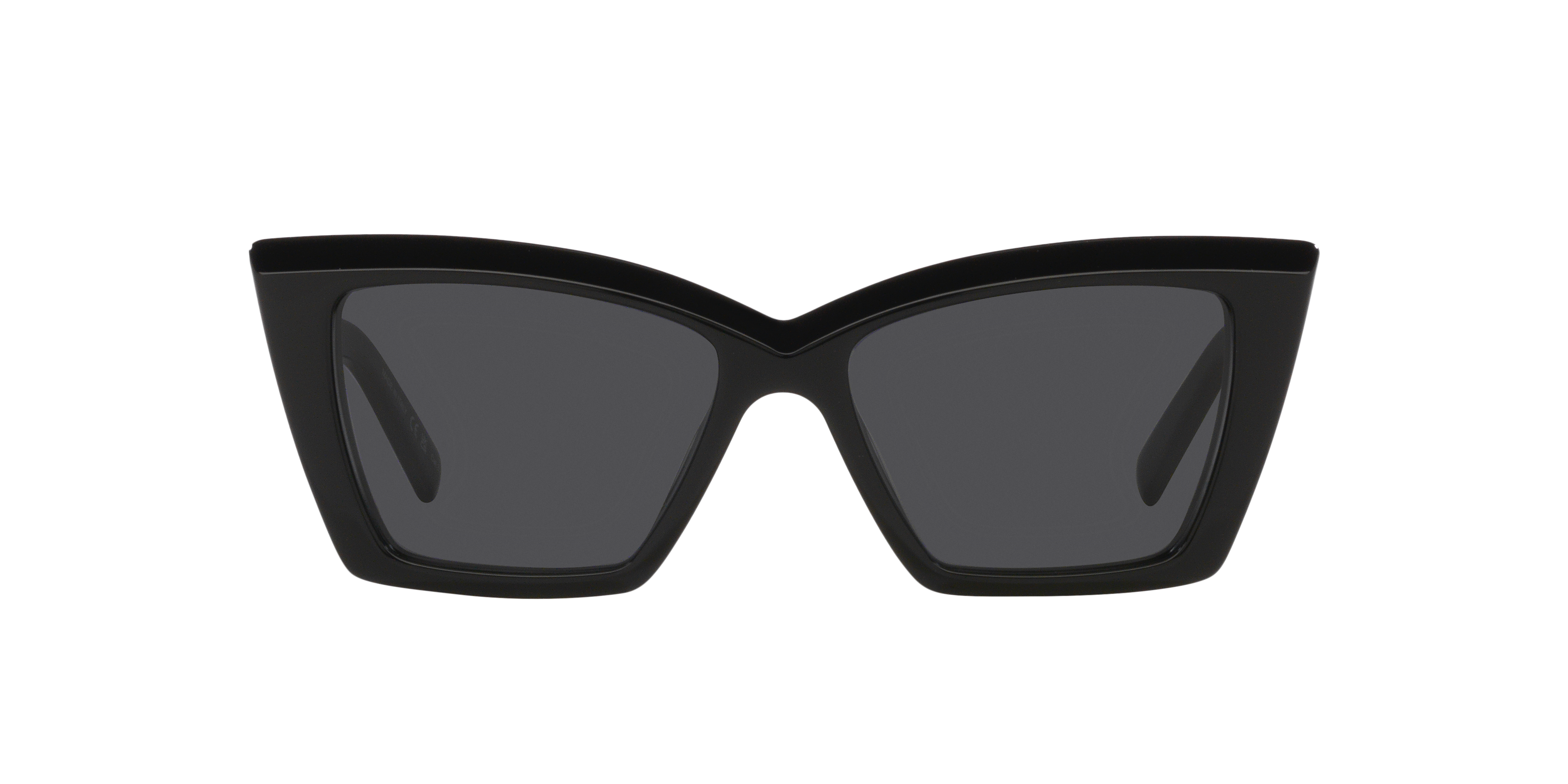 Saint Laurent SL 657 S (54 - 16) with Black lenses and Black frame