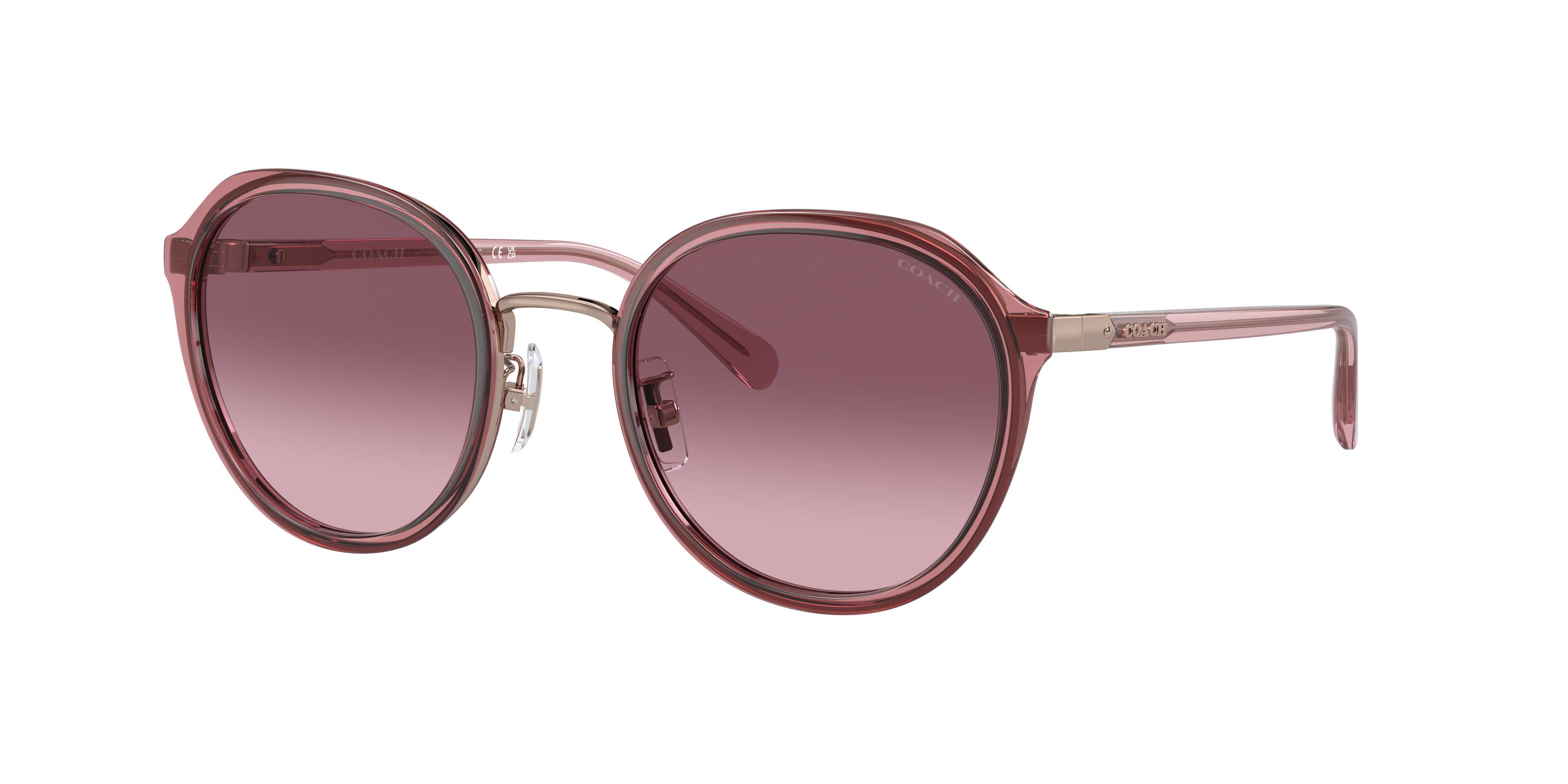 Coach Woman Sunglass CL924 -  Frame color: Transparent Berry, Lens color: Berry Gradient