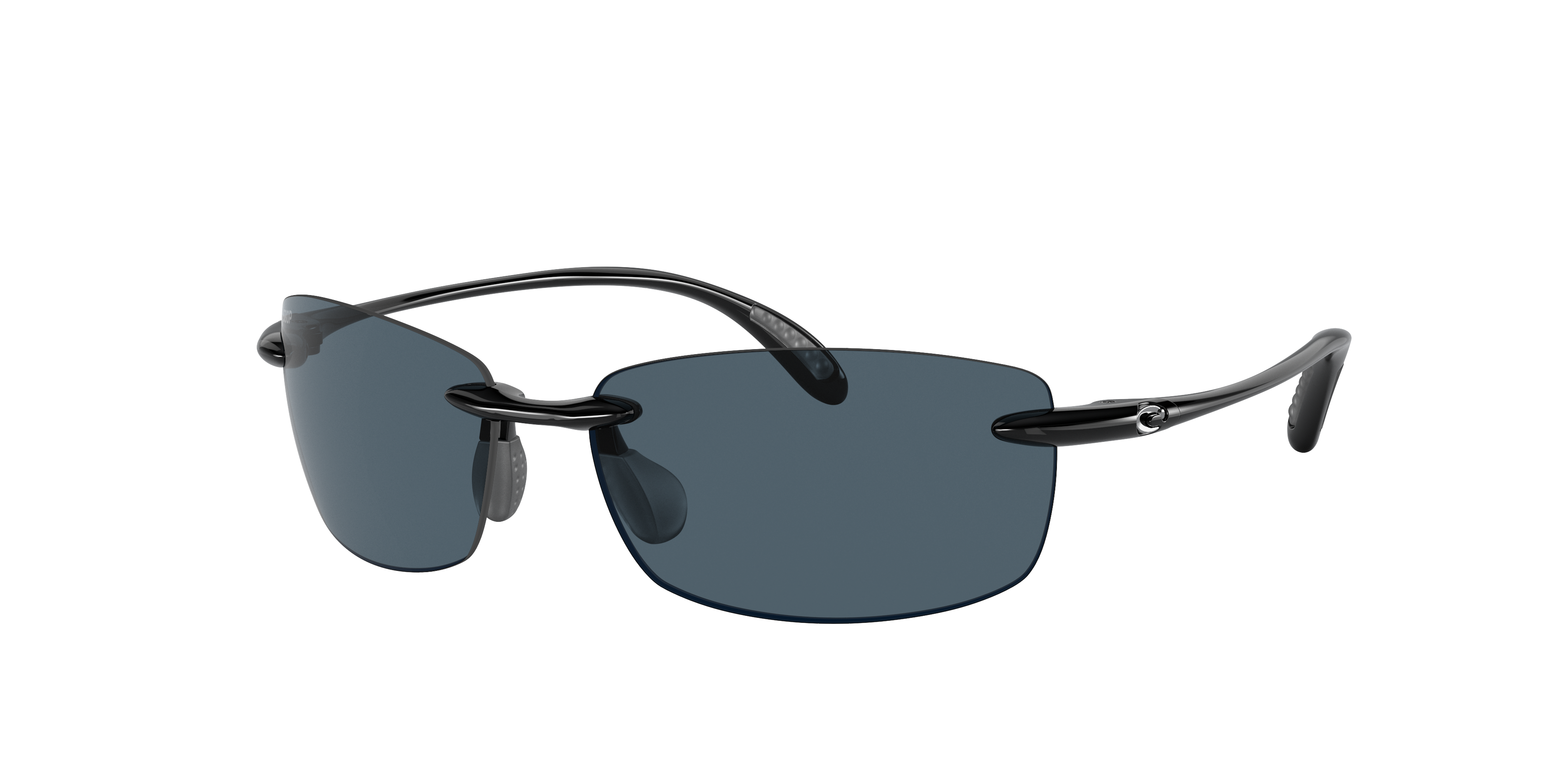 Costa Unisex Sunglass Ballast -  Frame color: Shiny Black, Lens color: Gray