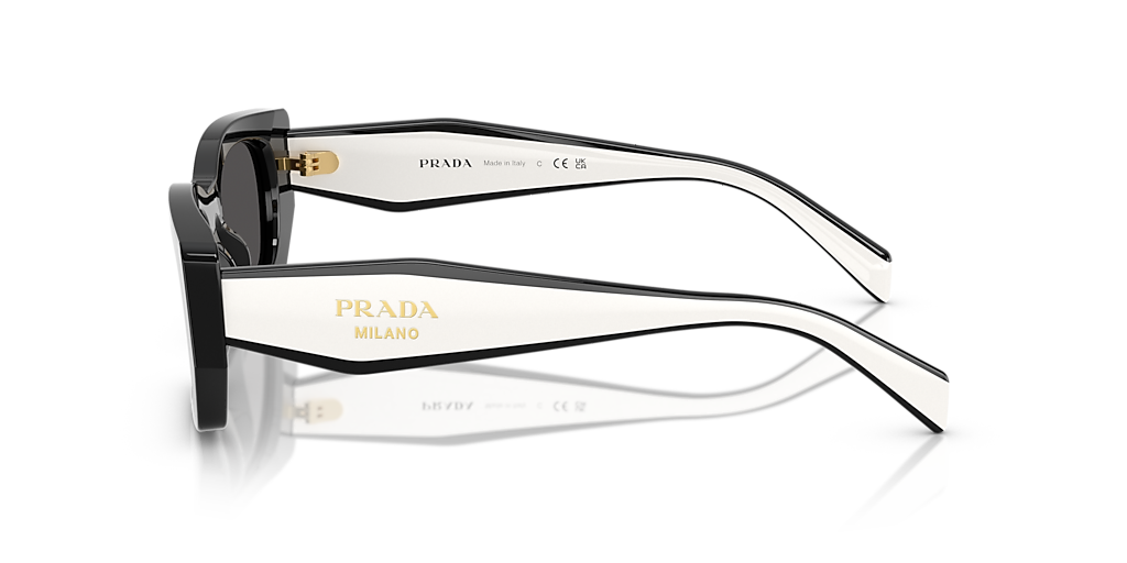 Prada PR B05S M (53 - 19) with Grey lenses and Black frame