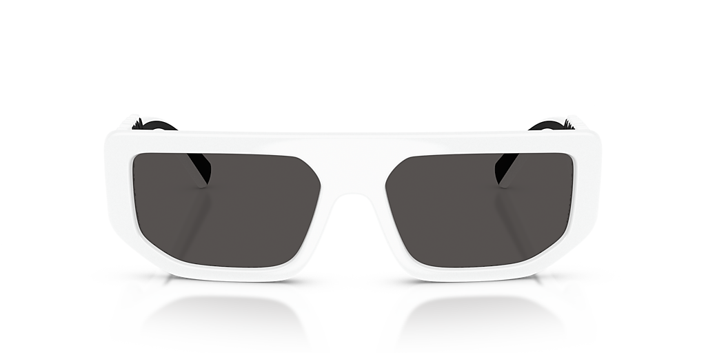 Dolce&Gabbana DG6203 M (56 - 16) with Grey lenses and White frame