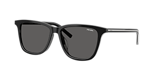 Prada PR 13ZS M (50 - 21) with Grey lenses and Black frame