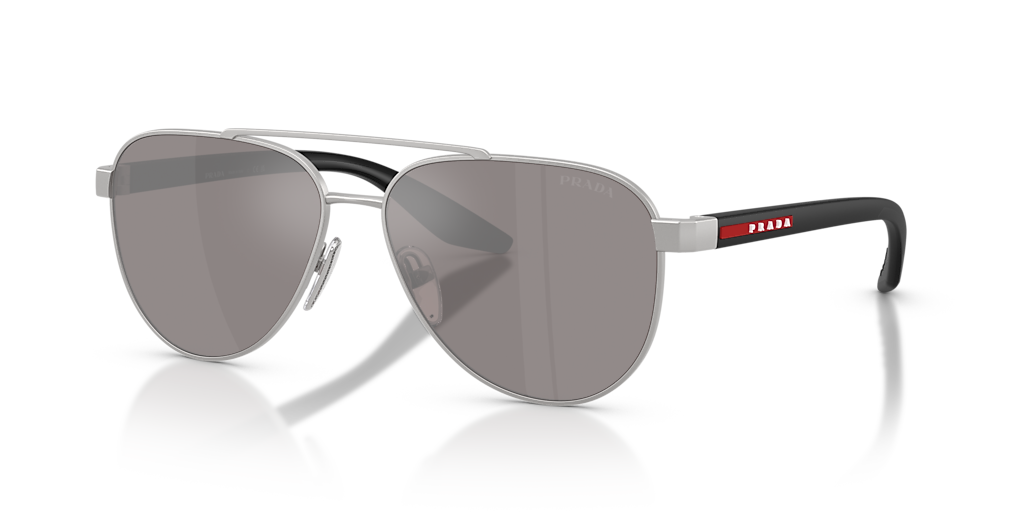 Prada Linea Rossa PS A52S XL (58 - 14) with Violet lenses and Grey