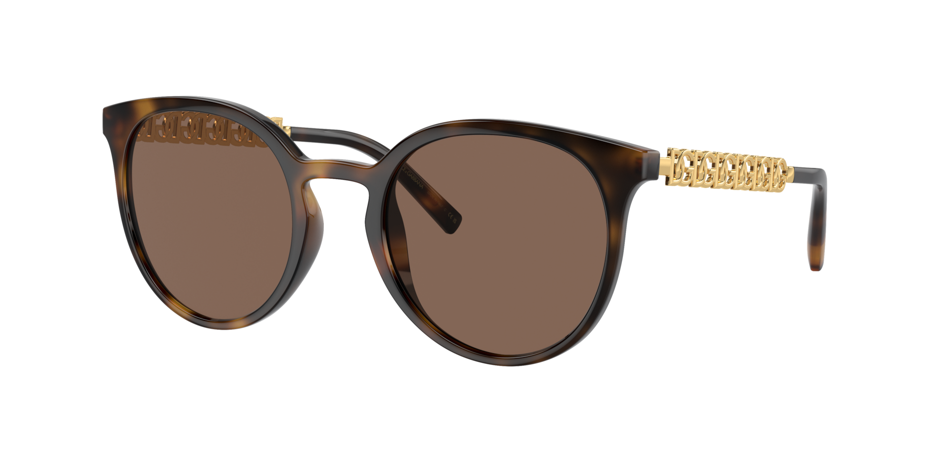 Dolce&Gabbana DG6189U L (52 - 22) with Brown lenses and Tortoise