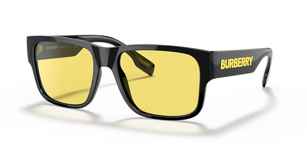 Burberry Knight XL (57 - 18) with Yellow lenses and Black frame