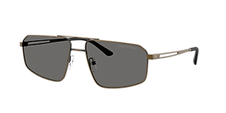 Emporio Armani EA2162 XL (54 - 21) with Blue lenses and Black