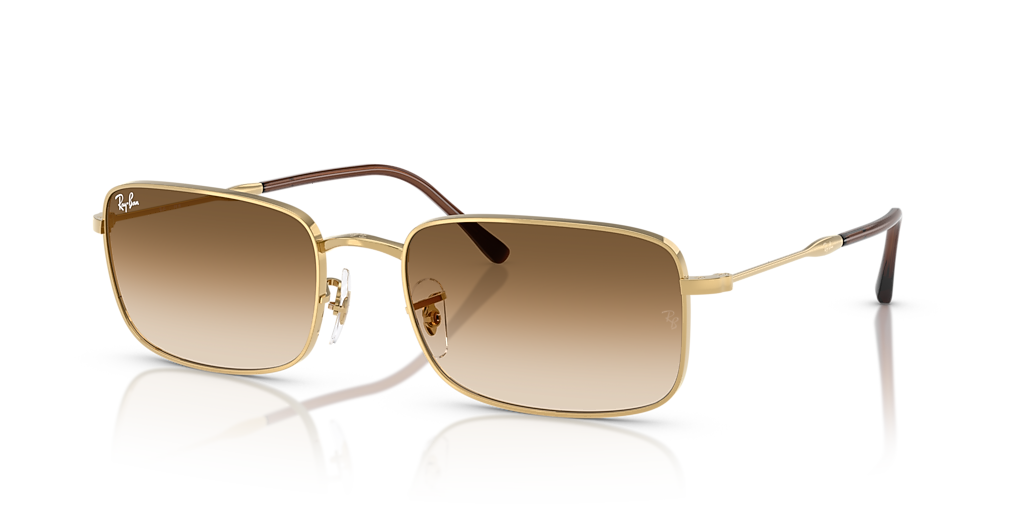 Ray-Ban RB3746 XXL (59 - 20) with Brown lenses and Gold frame