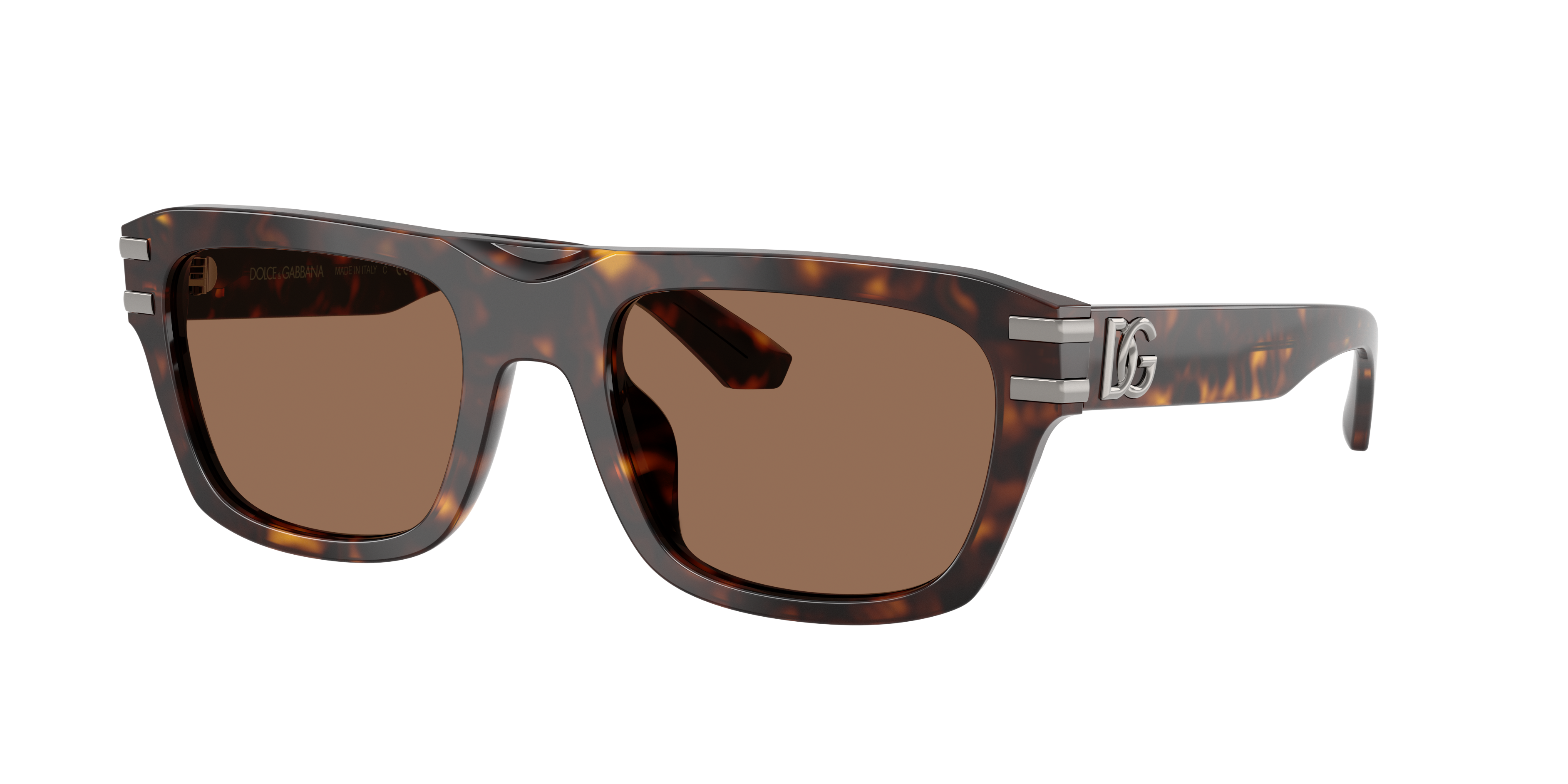 Dolce&Gabbana Man Sunglass DG4496 -  Frame color: Havana, Lens color: Dark Brown