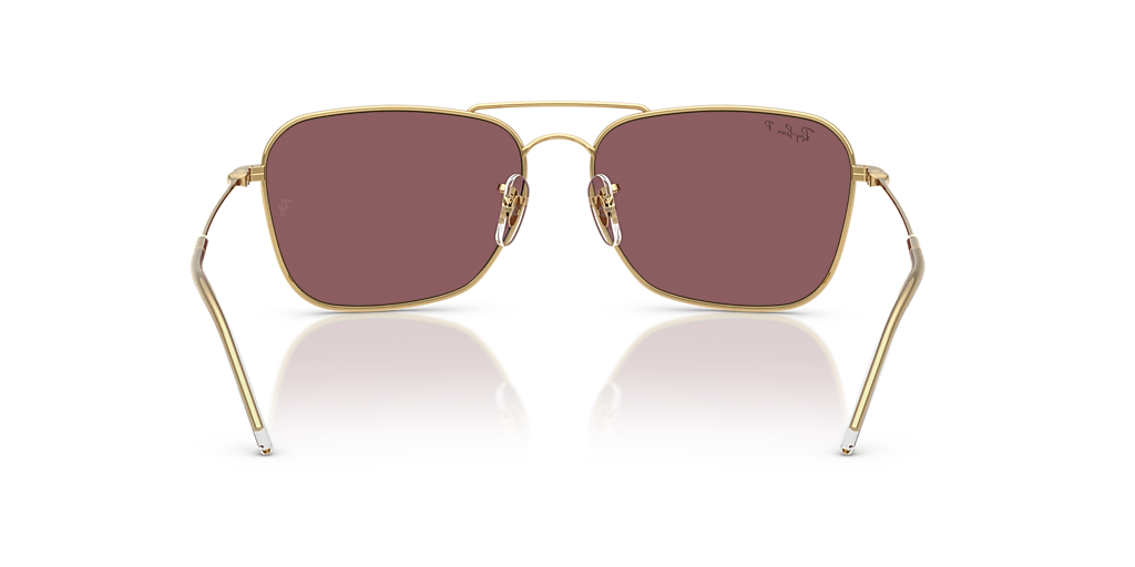 Ray-Ban Caravan Reverse XL (58 - 15) with Pink lenses and Gold