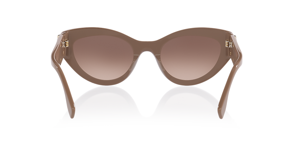 NWT Fendi First FE40194I Cat-Eye Sunglasses in light brown. Fendi First FE40194I Cat Eye Sunglasses | Fashion Eyewear US main image 4