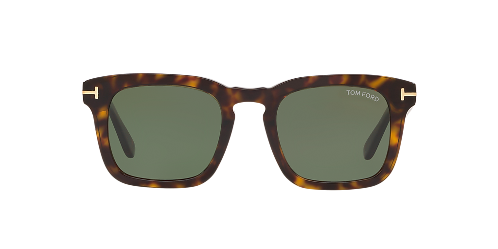 Tom Ford FT0751 XXL (50 - 22) with Green lenses and Tortoise frame