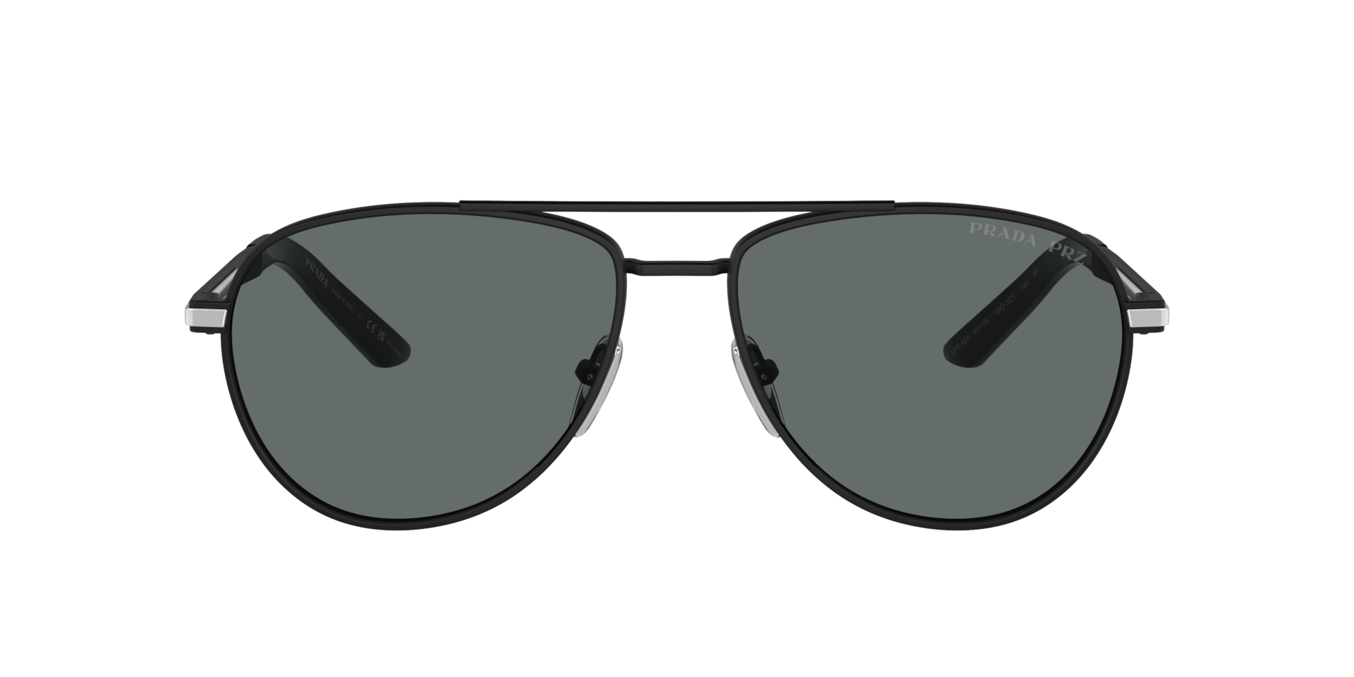 Prada PR A54S XXL (60 - 16) with Grey lenses and Black frame