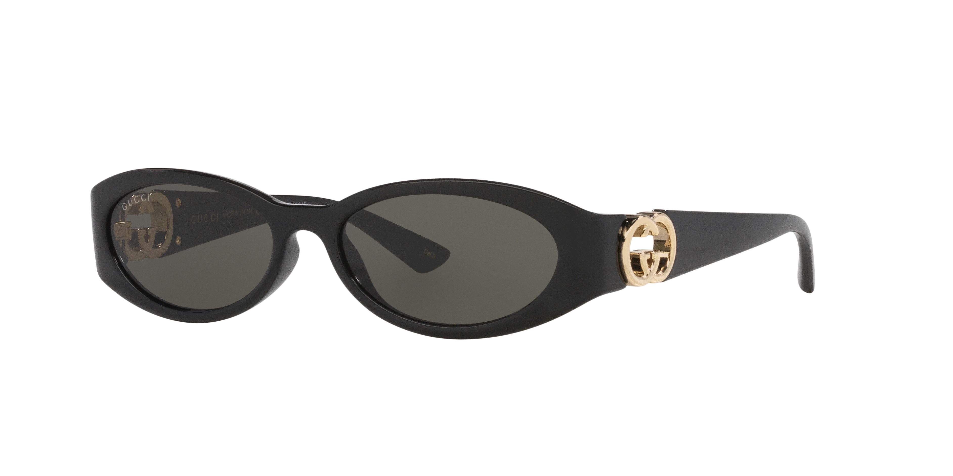 Gucci GG1660S S (54 - 16) with Grey lenses and Black frame
