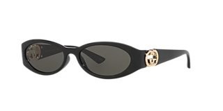 Gucci GG1661S S (54 - 16) with Grey lenses and Black frame