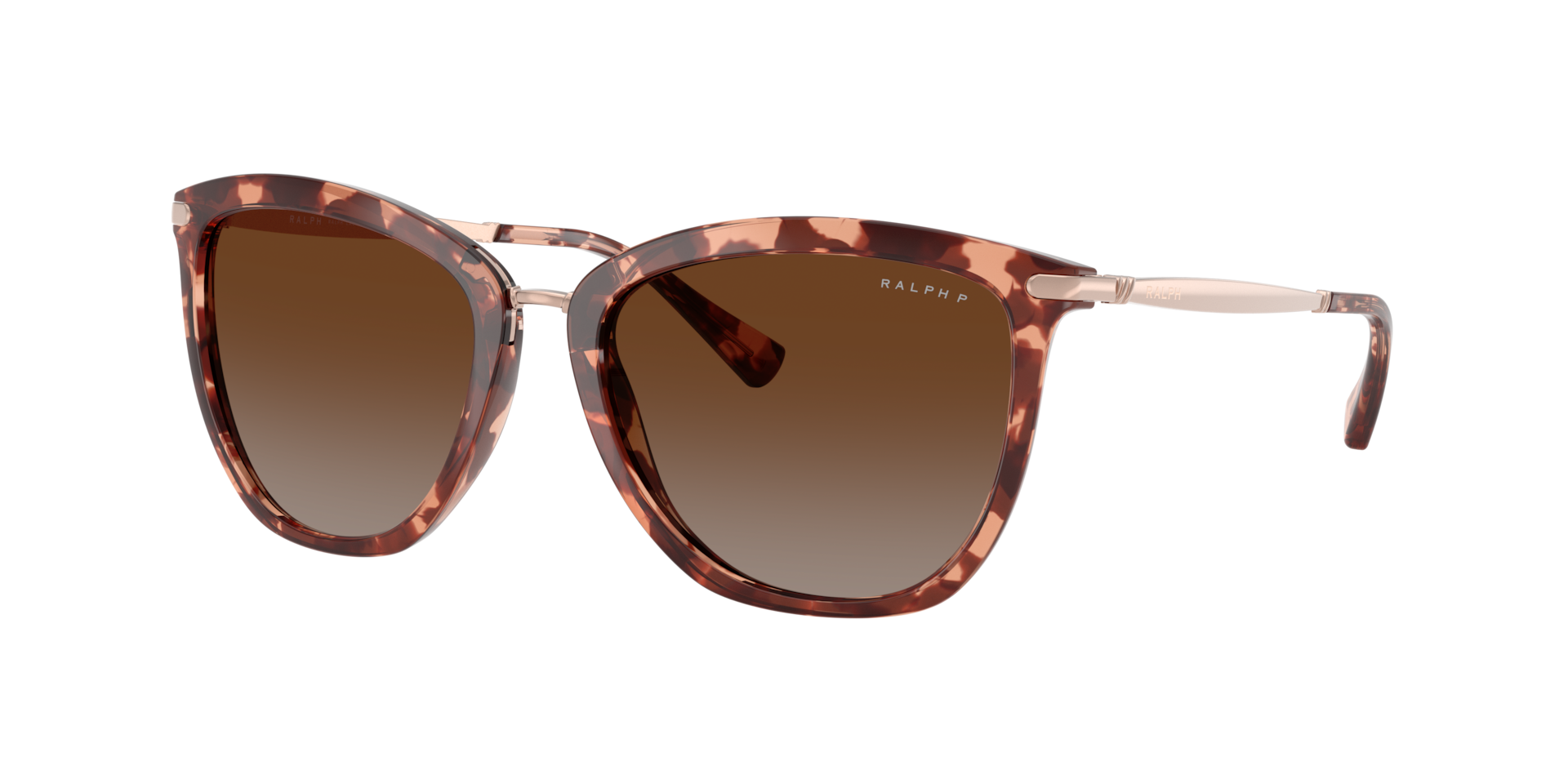 Ralph Frau Sunglass Ra5245 In Braun Verlaufstönung Polarized