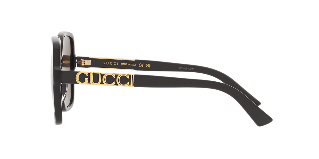 Gucci GG1189S XL (58 - 17) with Brown lenses and Black frame
