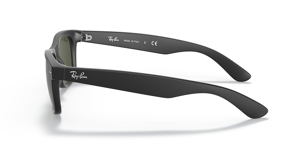 Ray-Ban New Wayfarer Matte M (55 - 18) with Green lenses and Black