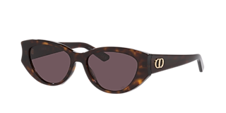 DIOR Cd40178I XS (51 - 20) with Grey lenses and Tortoise frame
