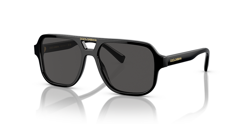 Dolce&Gabbana DX4003 Kids M (50 - 14) with Grey lenses and Black