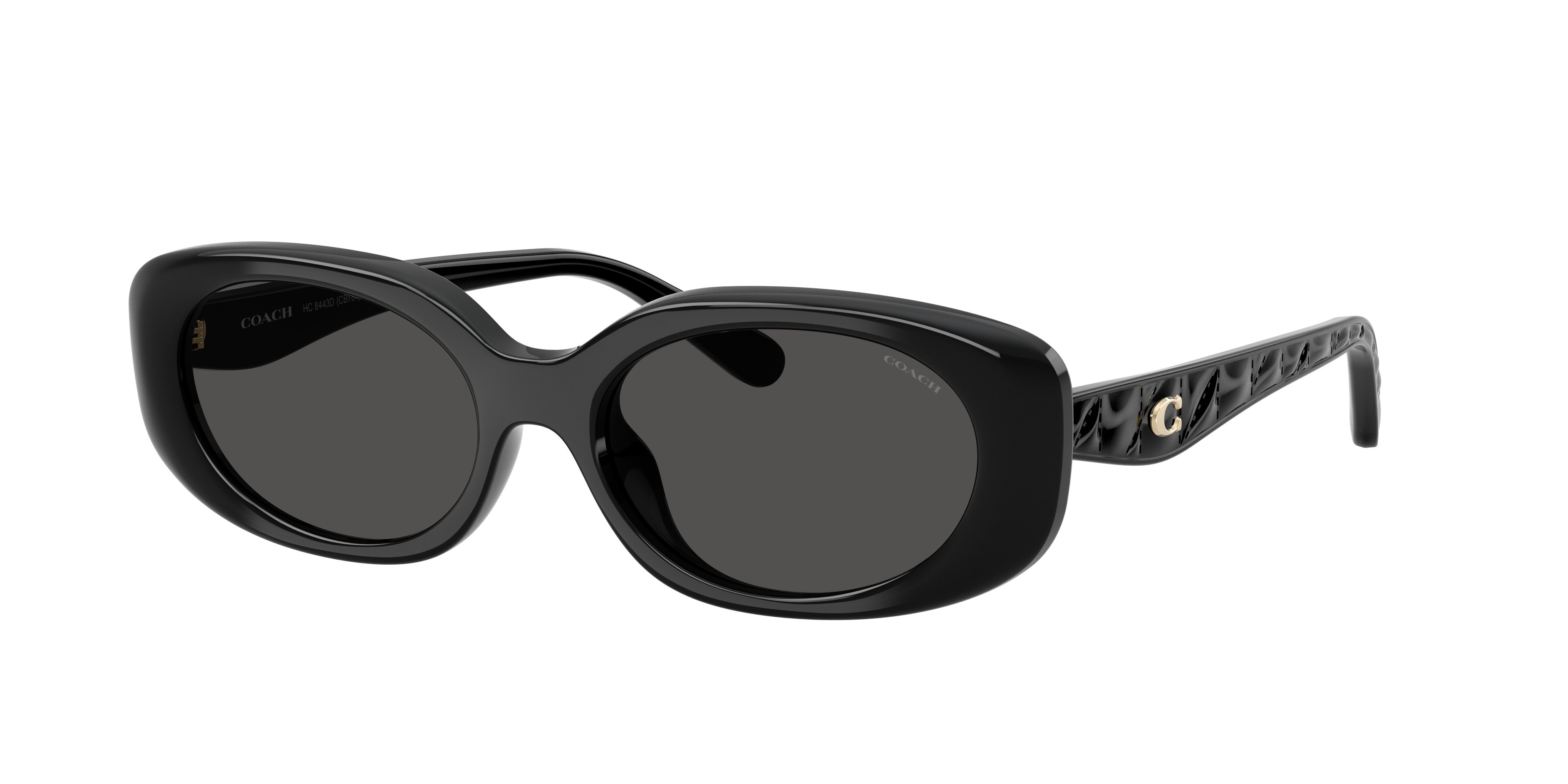 Coach CBY84 M (54 - 17) with Grey lenses and Black frame