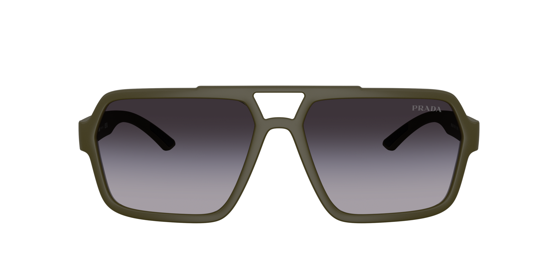 Prada Linea Rossa PS A06S XL (59 - 16) with Grey lenses and Green