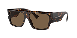 Dolce&Gabbana DG4384 L (53 - 20) with Brown lenses and Tortoise