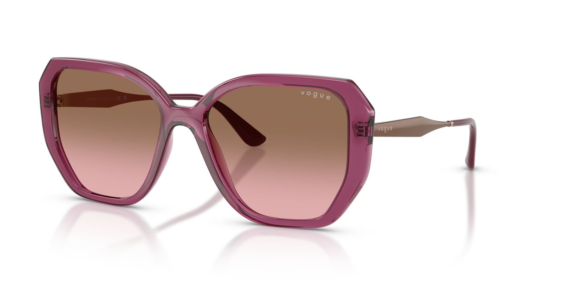 Vogue Eyewear VO5651SL L (56 - 17) com Lentes Rosa e Armação