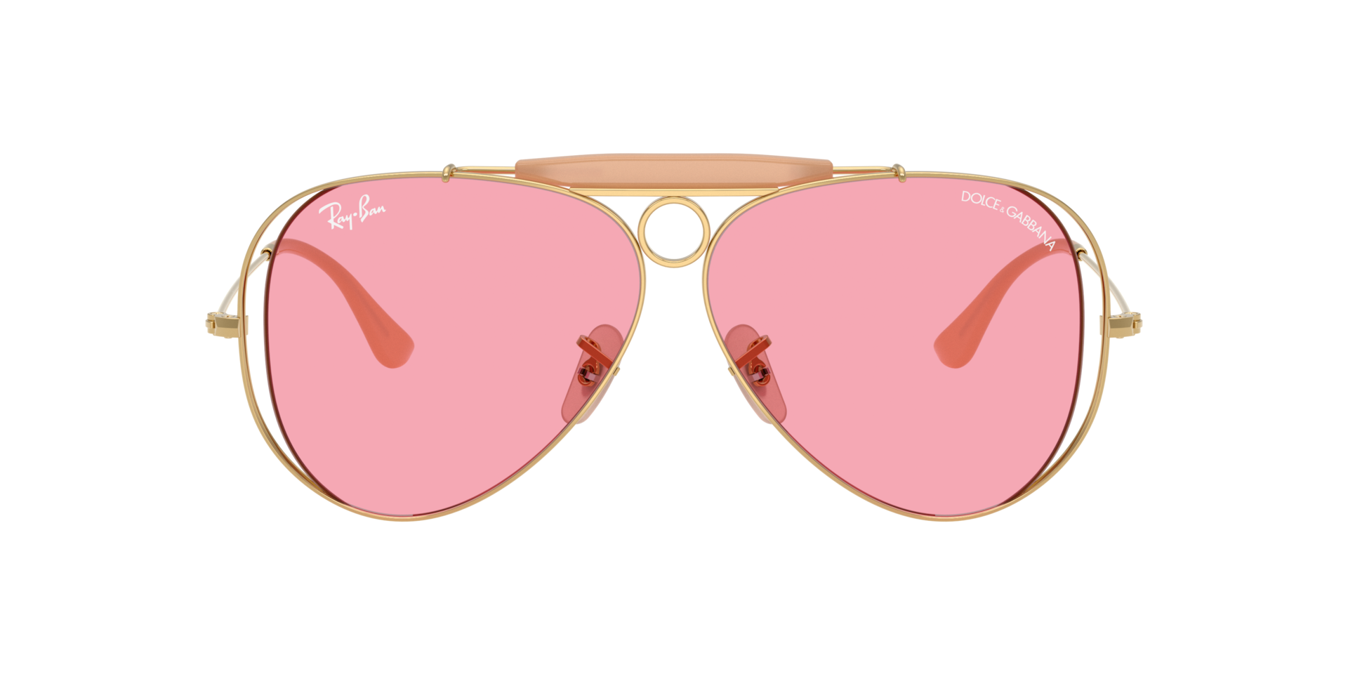 Ray-Ban The Shooter By Dolce&Gabbana M (53 - 09) with Pink lenses