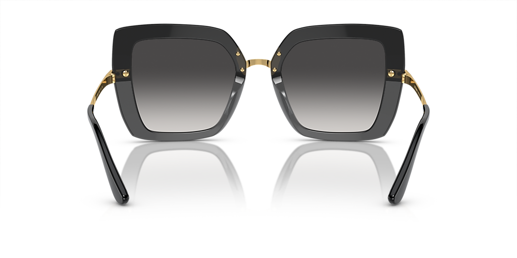 Dolce&Gabbana DG4373 XL (52 - 21) with Grey lenses and Black frame
